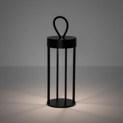 Nowodvorski Lighting Nala lampa stołowa przenośna 1x4 W czarna 11536
