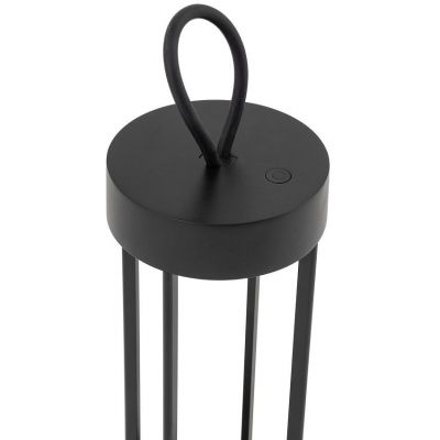 Nowodvorski Lighting Nala lampa stołowa przenośna 1x4 W czarna 11536