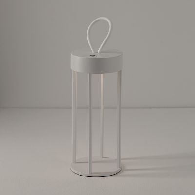 Nowodvorski Lighting Nala lampa stołowa przenośna 1x4 W biała 11537