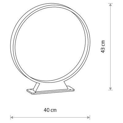 Nowodvorski Lighting Liv lampa stojąca zewnętrzna 1x6 W czarna 11538