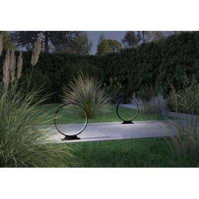 Nowodvorski Lighting Liv lampa stojąca zewnętrzna 1x6 W czarna 11538