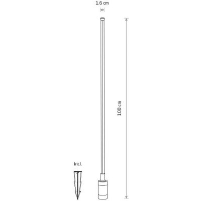 Nowodvorski Lighting Zuri lampa stojąca zewnętrzna 1x12 W czarna 11547