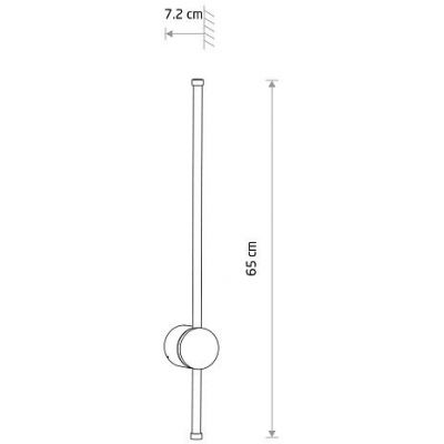 Nowodvorski Lighting Orla kinkiet 1x12 W czarny 11548