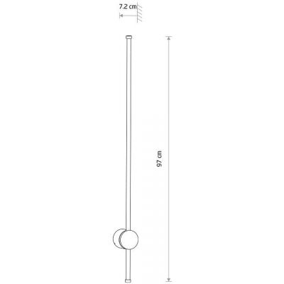 Nowodvorski Lighting Orla kinkiet 1x20 W czarny 11550
