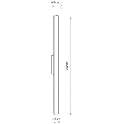 Nowodvorski Lighting Demi Led kinkiet 1x18 W czarny 11555