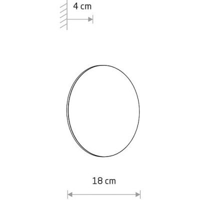 Nowodvorski Lighting Aria kinkiet 1x9 W brick red 11567