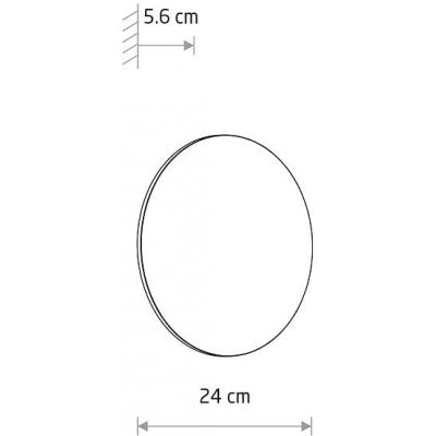 Nowodvorski Lighting Aria kinkiet 1x12 W sand 11570