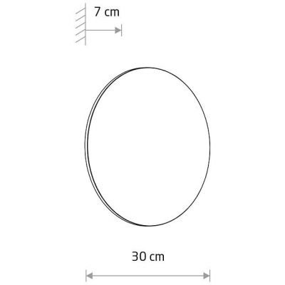 Nowodvorski Lighting Aria kinkiet 1x15 W sand 11573