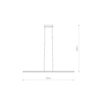 Nowodvorski Lighting Bar Led lampa wisząca 1x32 W biała 11582