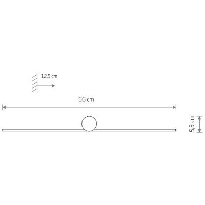 Nowodvorski Lighting Spin Led kinkiet 1x10 W biały 11587