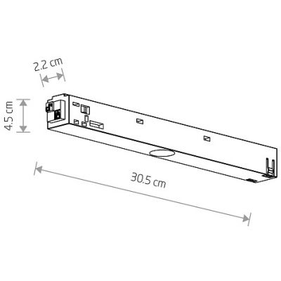 Nowodvorski Lighting LVM zasilacz szynowy biały 11616
