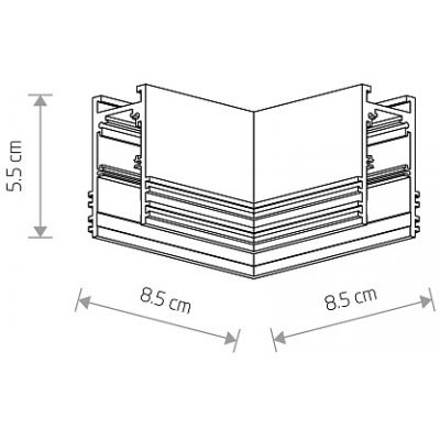 Nowodvorski Lighting LVM łącznik biały 11622