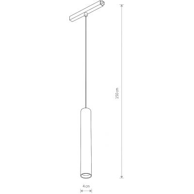 Nowodvorski Lighting LVM Roller LED lampa do szynoprzewodów 1x9 W biały 11641
