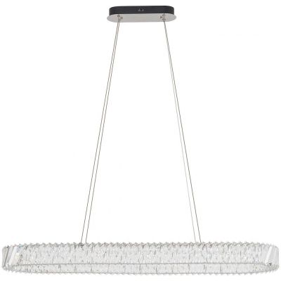 Nowodvorski Lighting Luxora Oval lampa wisząca 1x40 W przezroczysta 11707