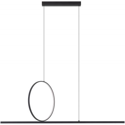 Nowodvorski Lighting Lineo lampa wisząca 2x39 W biała-czarna 11879