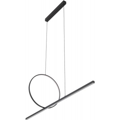 Nowodvorski Lighting Lineo lampa wisząca 2x39 W biała-czarna 11879