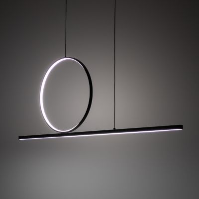 Nowodvorski Lighting Lineo lampa wisząca 2x39 W biała-czarna 11879