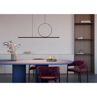 Nowodvorski Lighting Lineo lampa wisząca 2x39 W biała-czarna 11879