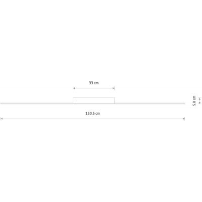 Nowodvorski Lighting Giavellotto lampa podsufitowa 1x31 W biała-czarna 11888