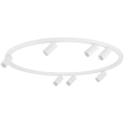 Nowodvorski Lighting Fourty Round lampa podsufitowa 7x10 W biała 11945