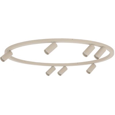 Nowodvorski Lighting Fourty Round lampa podsufitowa 7x10 W beżowa 11948