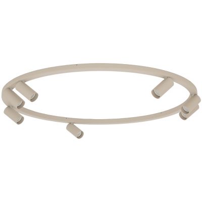 Nowodvorski Lighting Fourty Round lampa podsufitowa 7x10 W beżowa 11948