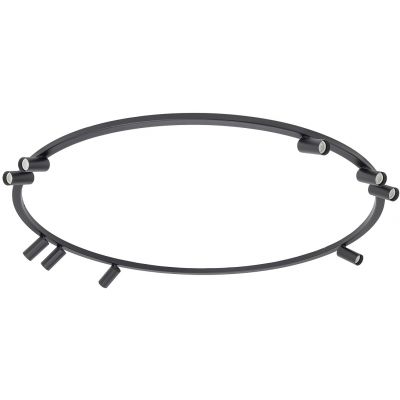 Nowodvorski Lighting Fourty Round lampa podsufitowa 9x10 W czarna 11950