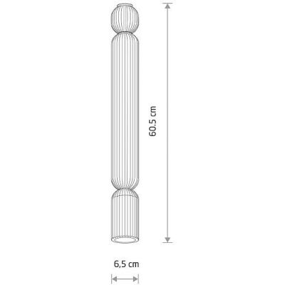 Nowodvorski Lighting Cameleon Singles A klosz beżowy, szary błękit 12209