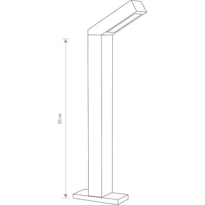 Nowodvorski Lighting Lhotse Led lampa stojąca zewnętrzna 1x9 W grafitowa 4448