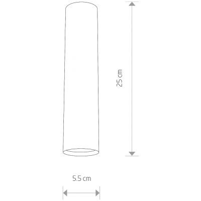 Nowodvorski Lighting Eye lampa podsufitowa 1x10 W biała 5463