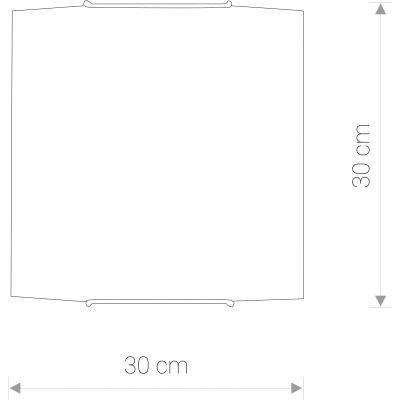 Nowodvorski Lighting Rosette 7 plafon 1x60W biały 5760