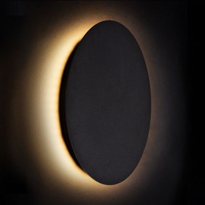 Nowodvorski Lighting Ring S kinkiet 1x7W LED czarny 7634
