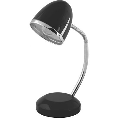 Nowodvorski Lighting Pocatello Black lampa biurkowa 1x18W czarna/chrom 5828