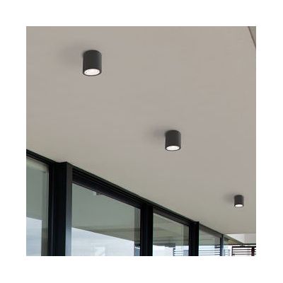 Nowodvorski Lighting Edesa lampa podsufitowa zewnętrzna 1x7 W czarna 9107
