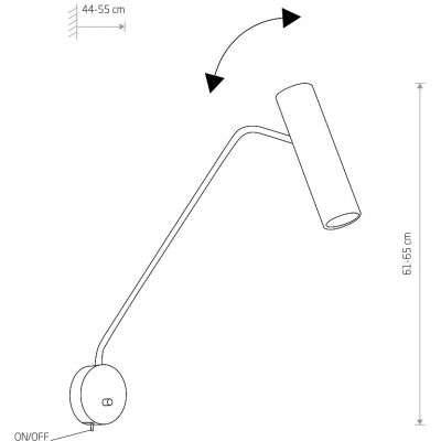 Nowodvorski Lighting Eye Super kinkiet 1x10 W biały 6487