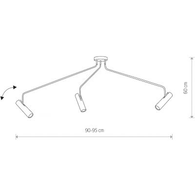 Nowodvorski Lighting Eye Super lampa wisząca 3x10 W czarna 6504