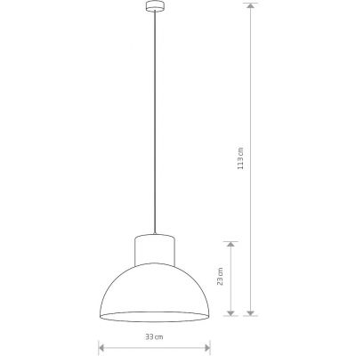 Nowodvorski Lighting Crate lampa wisząca 1x25 W czarna 6613