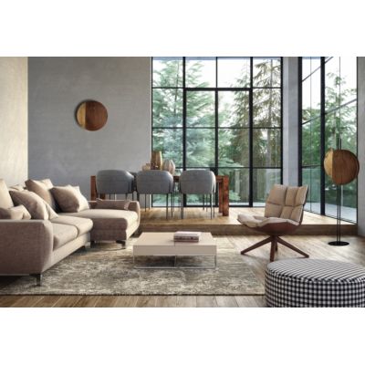 Nowodvorski Lighting Sunset lampa stojąca 2x12 W czarna-drewno 7647