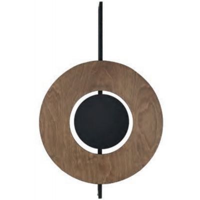 Nowodvorski Lighting Sunset kinkiet 2x12 W czarny-drewno 7653