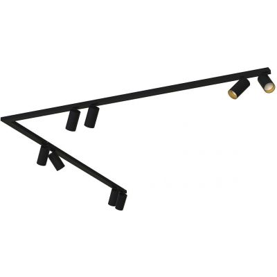 Nowodvorski Lighting Mono Corner lampa podsufitowa x10 W czarna-złota 7700