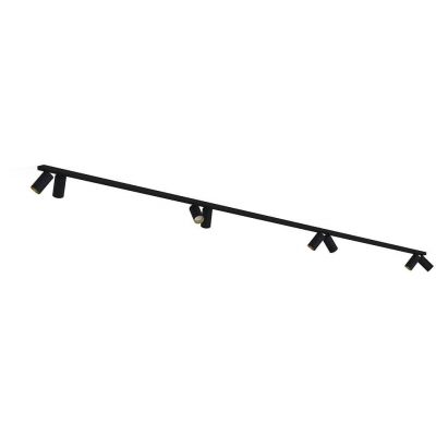 Nowodvorski Lighting Mono lampa podsufitowa 8x10 W czarna 7701