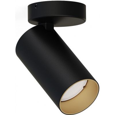 Nowodvorski Lighting Mono lampa podsufitowa 1x10W LED czarna/złota 7763