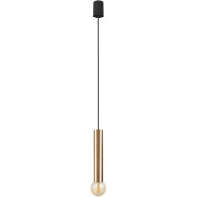 Nowodvorski Lighting Baton lampa wisząca 1x10 W czarna-mosiądz 7851