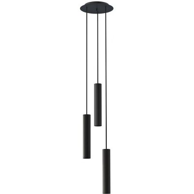 Nowodvorski Lighting Baton lampa wisząca 3x10 W czarna 7856