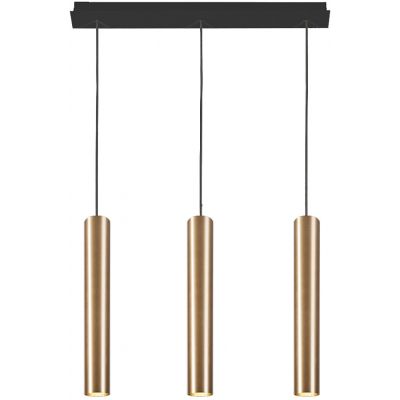 Nowodvorski Lighting Eye lampa wisząca 3x10 W czarna-mosiądz 7863