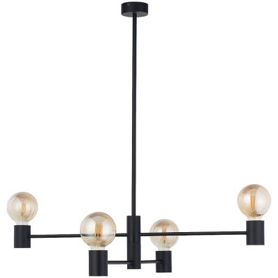 Nowodvorski Lighting Radius lampa wisząca 4x25 W czarna 7931