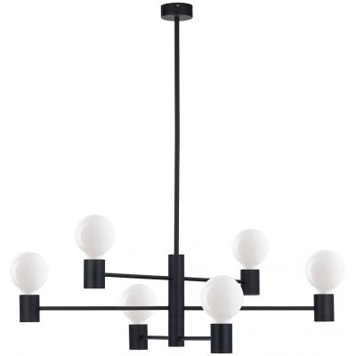 Nowodvorski Lighting Radius lampa wisząca 6x25 W czarna 7932