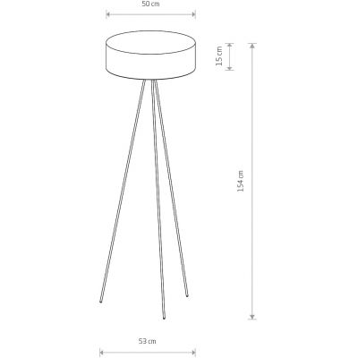 Nowodvorski Lighting Cadilac lampa stojąca 3x25 W czarna 7988