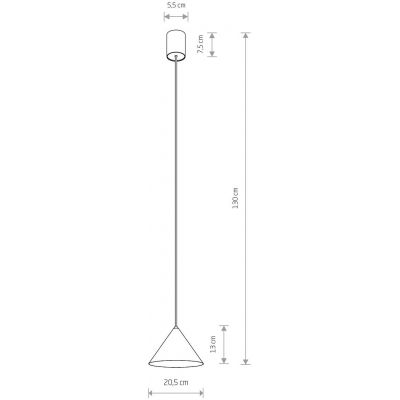 Nowodvorski Lighting Zenith lampa wisząca 1x20 W zielona 7998