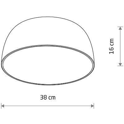Nowodvorski Lighting Satellite plafon 3x25 W czarny 8010